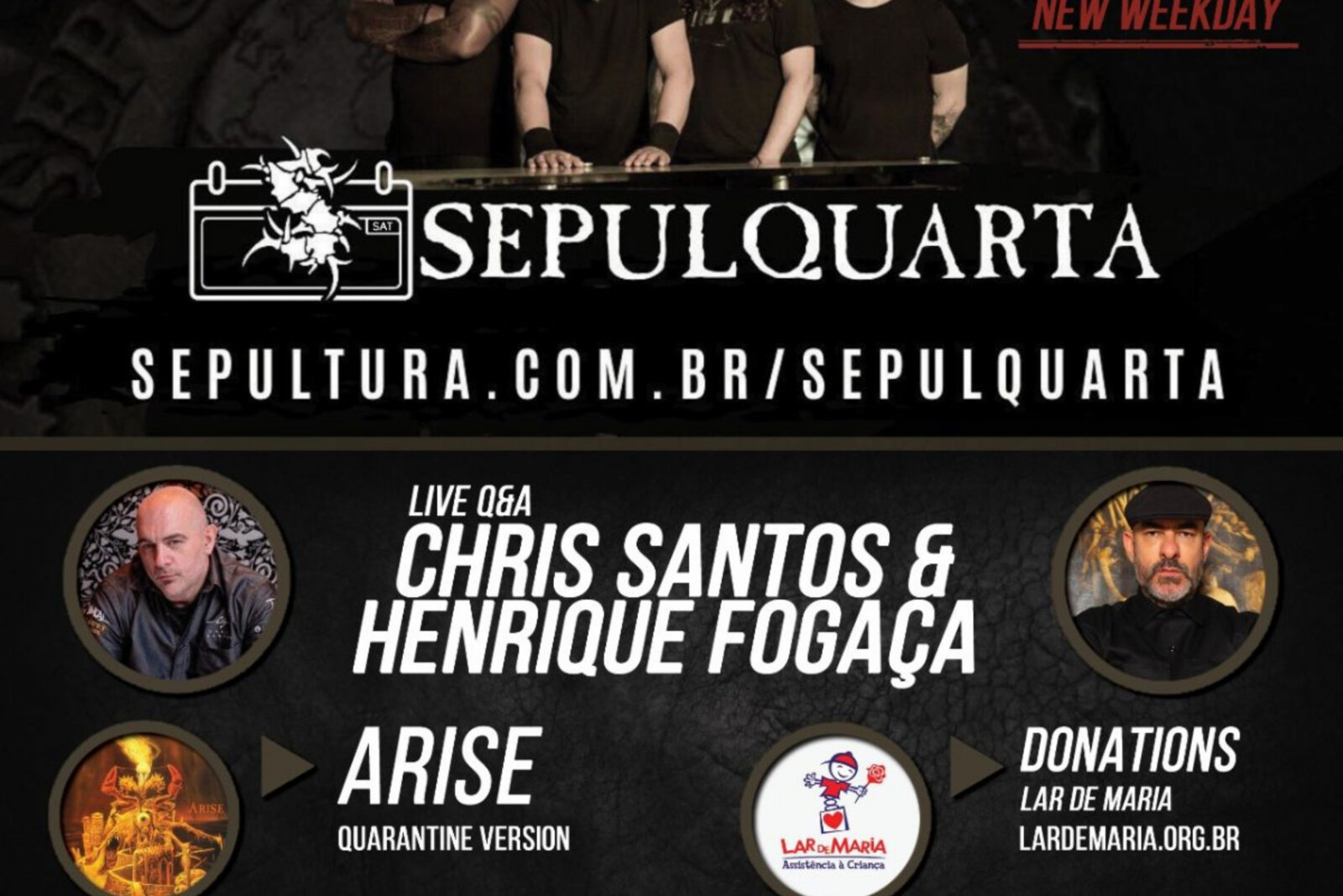 Sepultura welcomes Chris Santos & Henrique Fogaca to this week's SepulQuarta