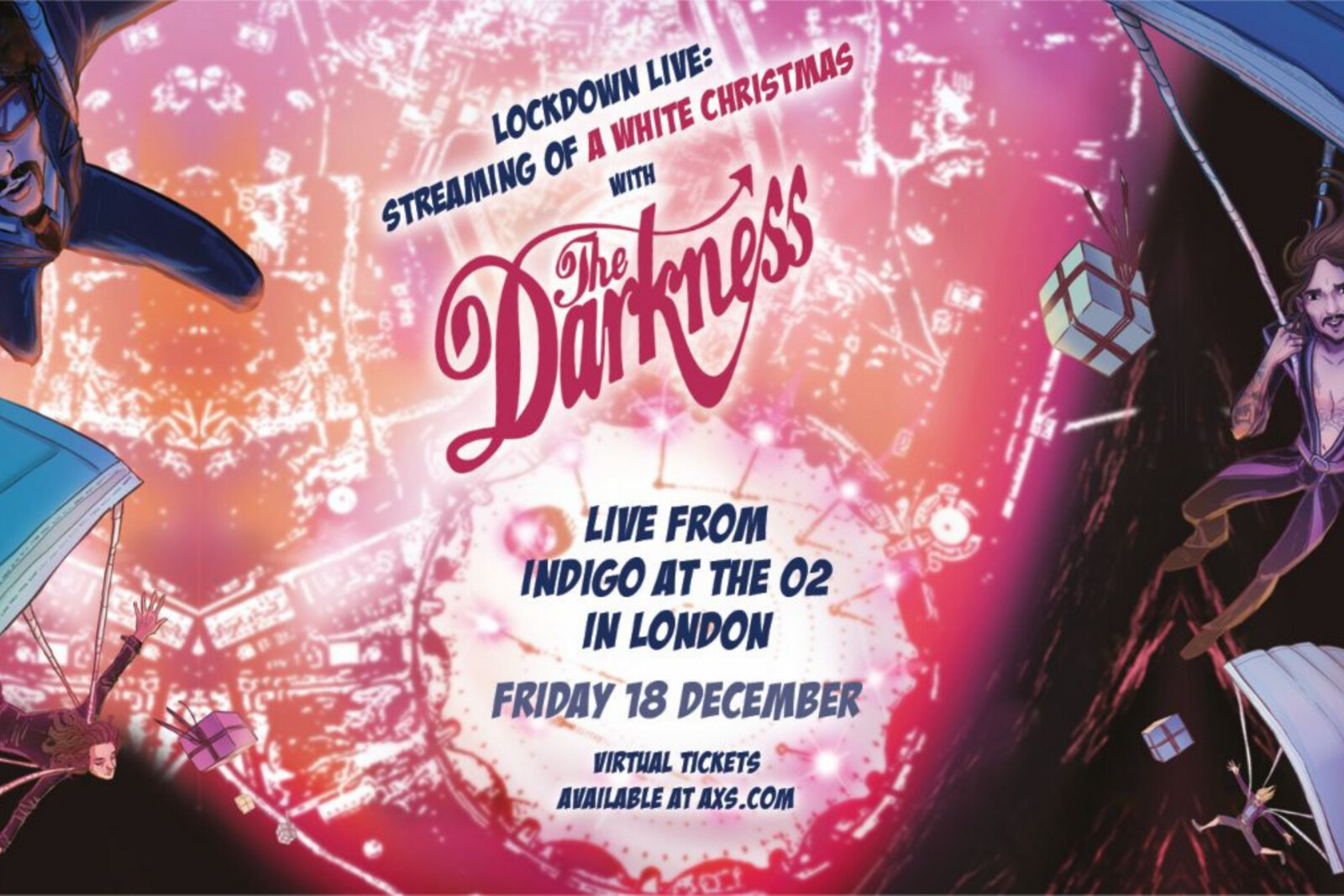 The Darkness announce 'Lockdown Live: Streaming of a White Christmas, with The Darkness'