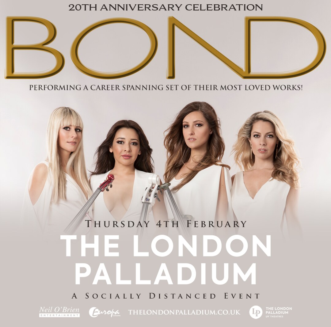 Bond announce Covid-safe show at The London Palladium
