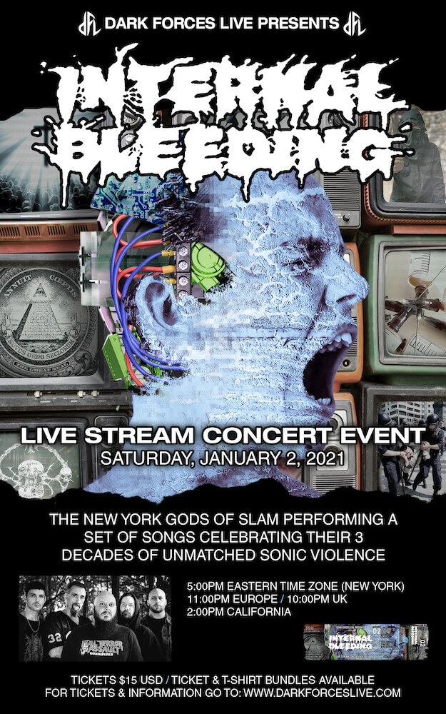Internal Bleeding partner with Dark Forces Live for inaugural livestream event this January