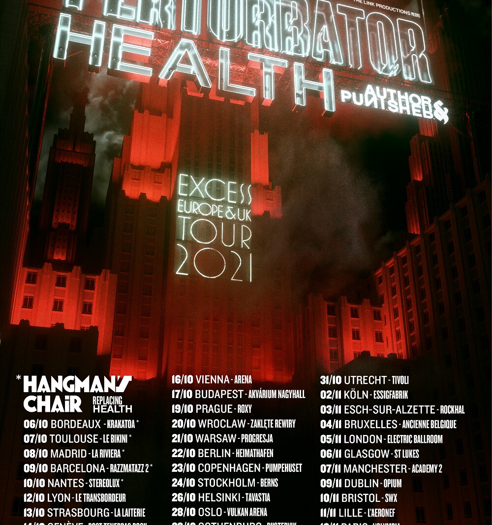 Perturbator headline tour w/ Health + Author & Punisher