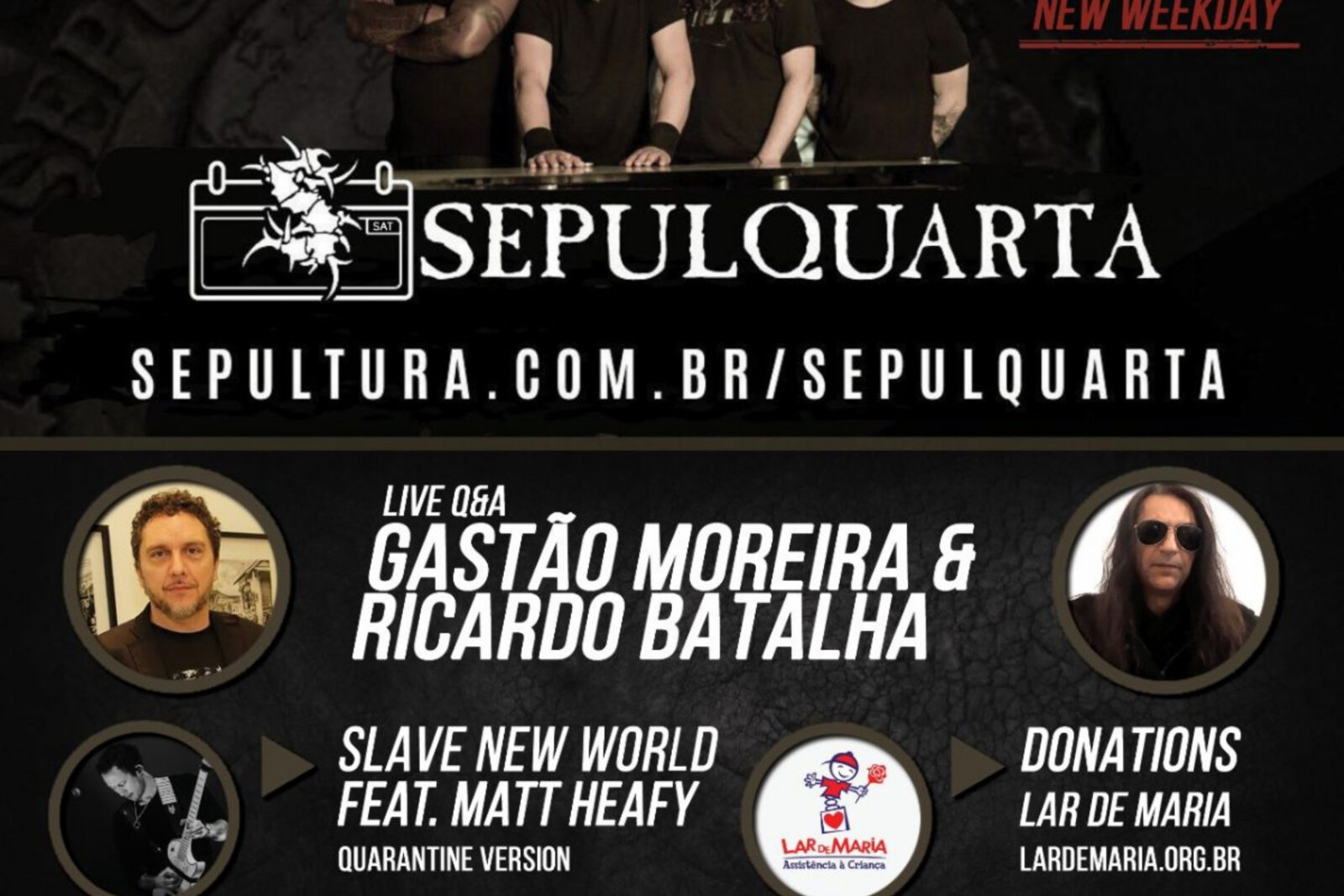 Sepultura welcomes Gastao Moreira & Ricardo Batalha to this week's SepulQuarta