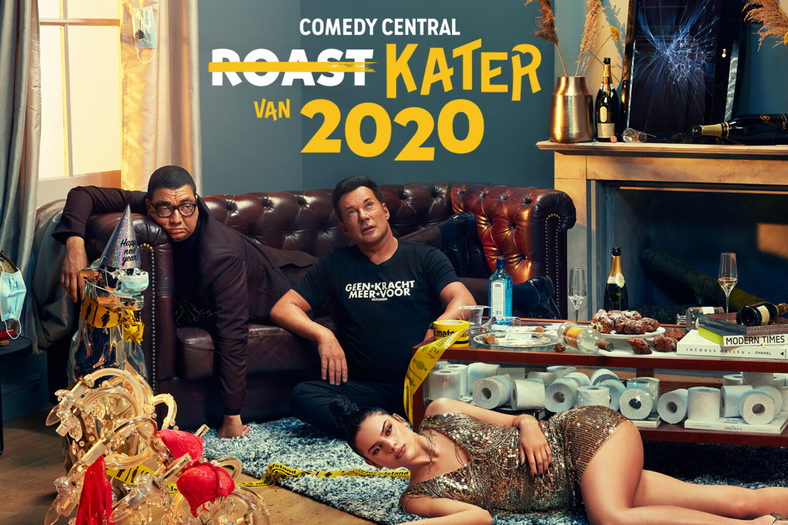 Gerard Joling, Famke Louise en Jörgen Raymann bevestigd voor de Comedy Central Roast: Kater van 2020