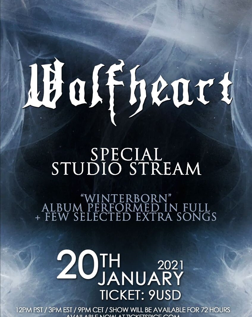Wolfheart to Perform Entire Debut Album and Rarities via Virtual Studio Performance
