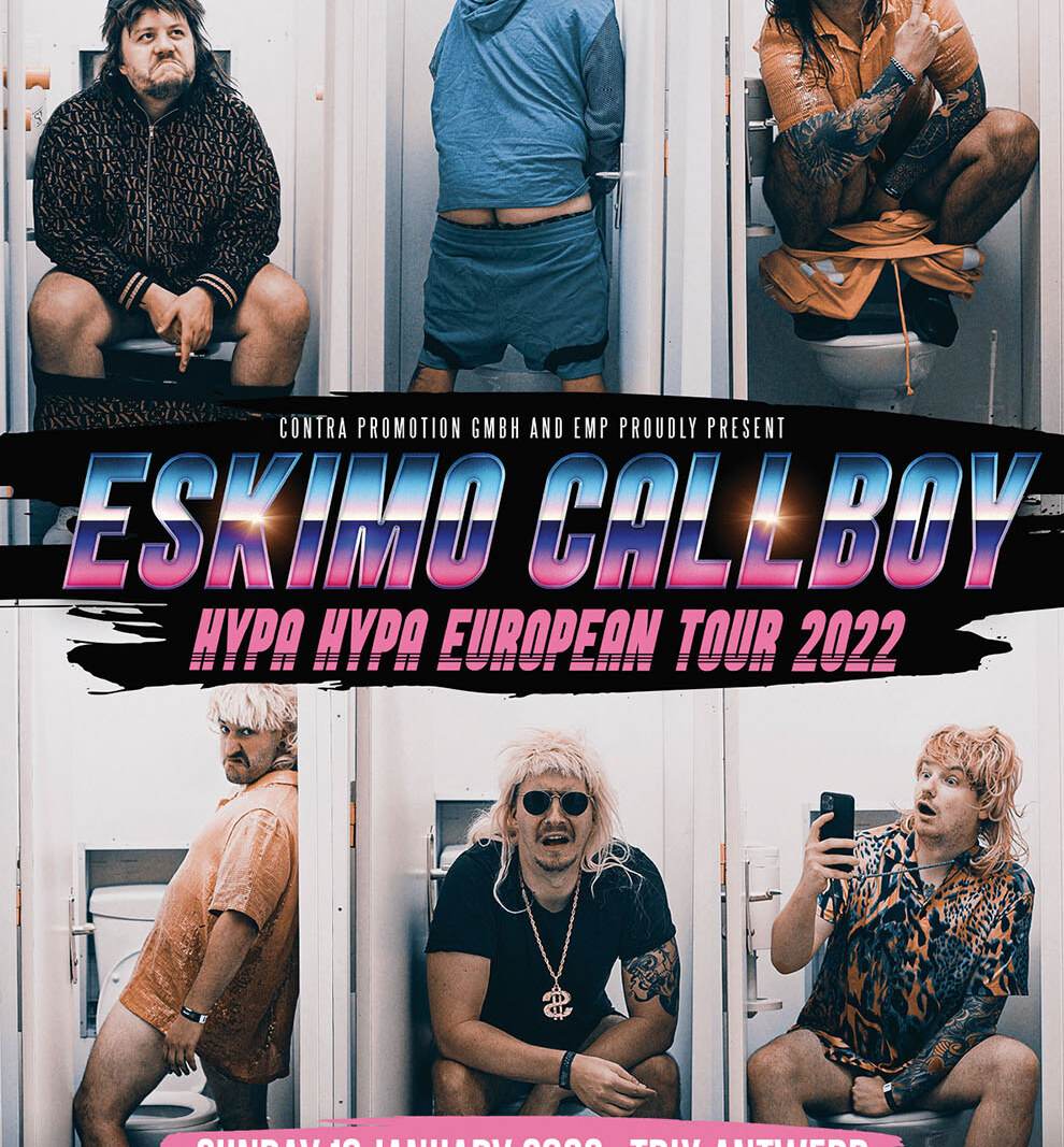 Eskimo Callboy op 16 januari 2022 in Trix Antwerpen
