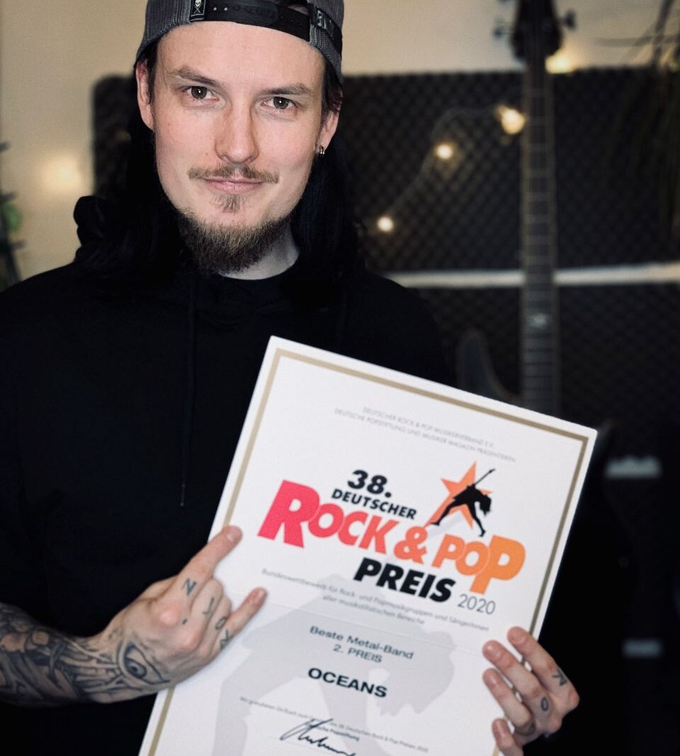 Oceans receive Deutscher Rock & Pop Preis!