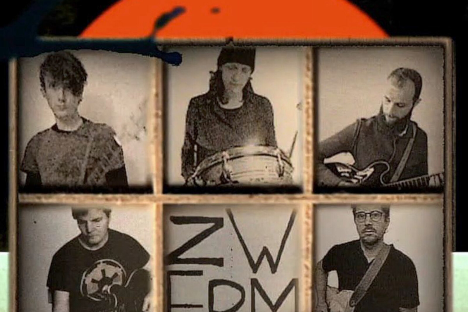 Creatief met gitaren, 'Crow in the dark', een nieuwe single van Zwerm, productie Rudy Trouvé.