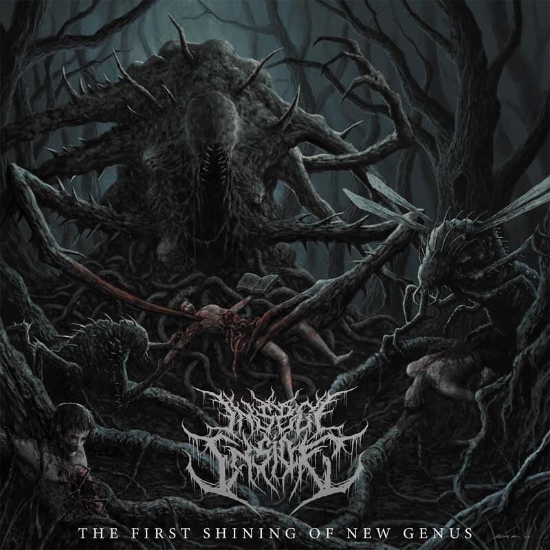 Insect Inside unleash their debut of colossal, brutal death metal - The First Shining Of New Genus - through Gore House Productions