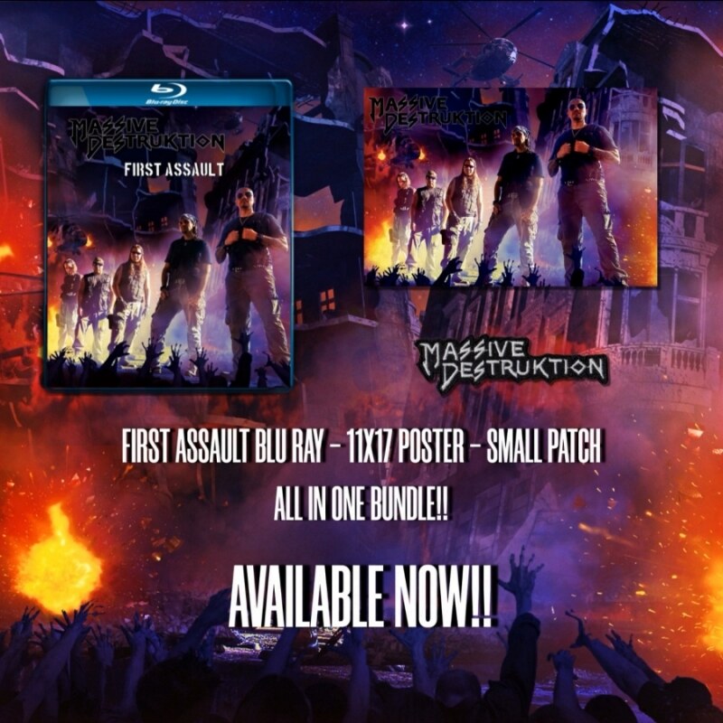 Massive Destruktion new Blu Ray bundle "First Assault" has been released!