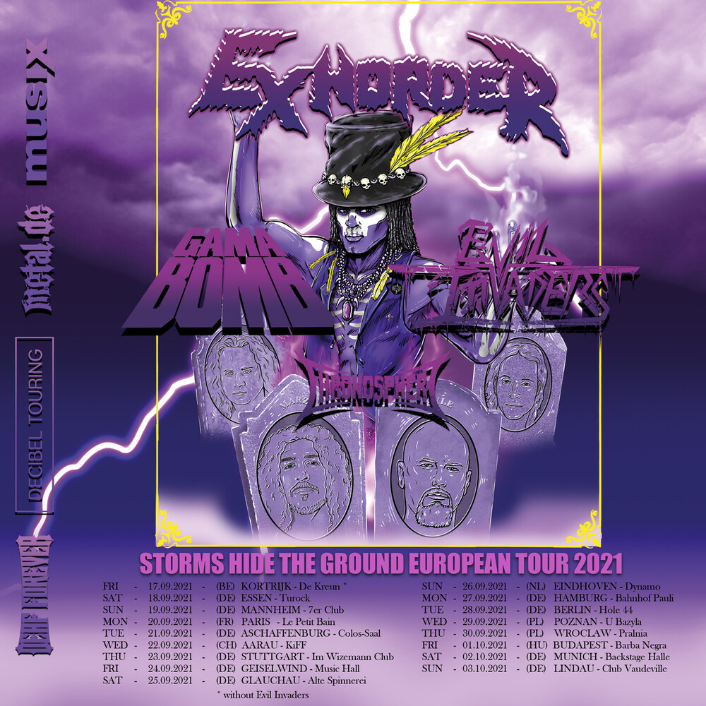 Gama Bomb announce European tour; 'Lords Of The Hellfire Club' out now
