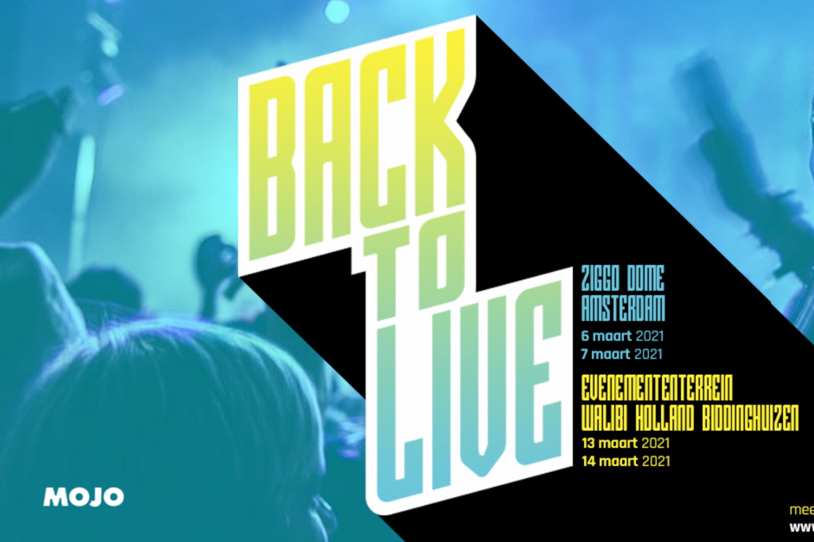 ID&T en MOJO presenteren line-up Back To Live evenementen