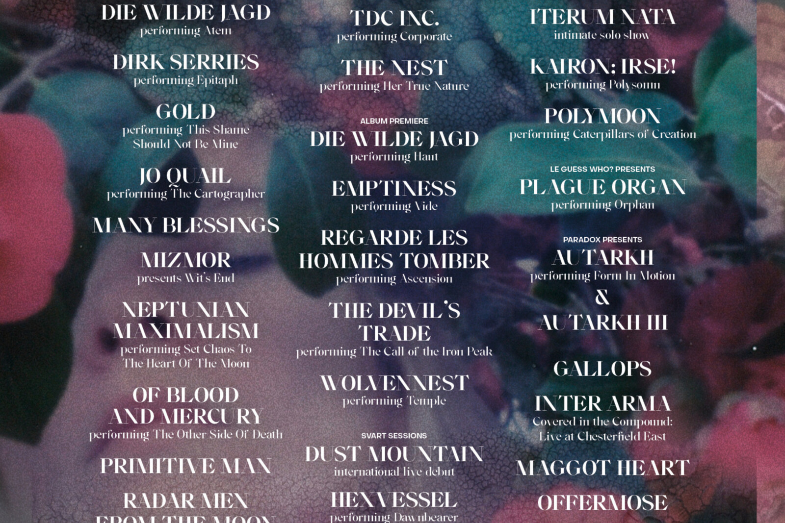 Roadburn Redux: New additions to April line up including commissioned music, full album sets and more.