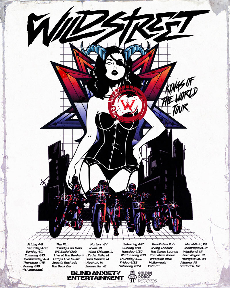 Wildstreet Announce US Headliner Tour In April 2021