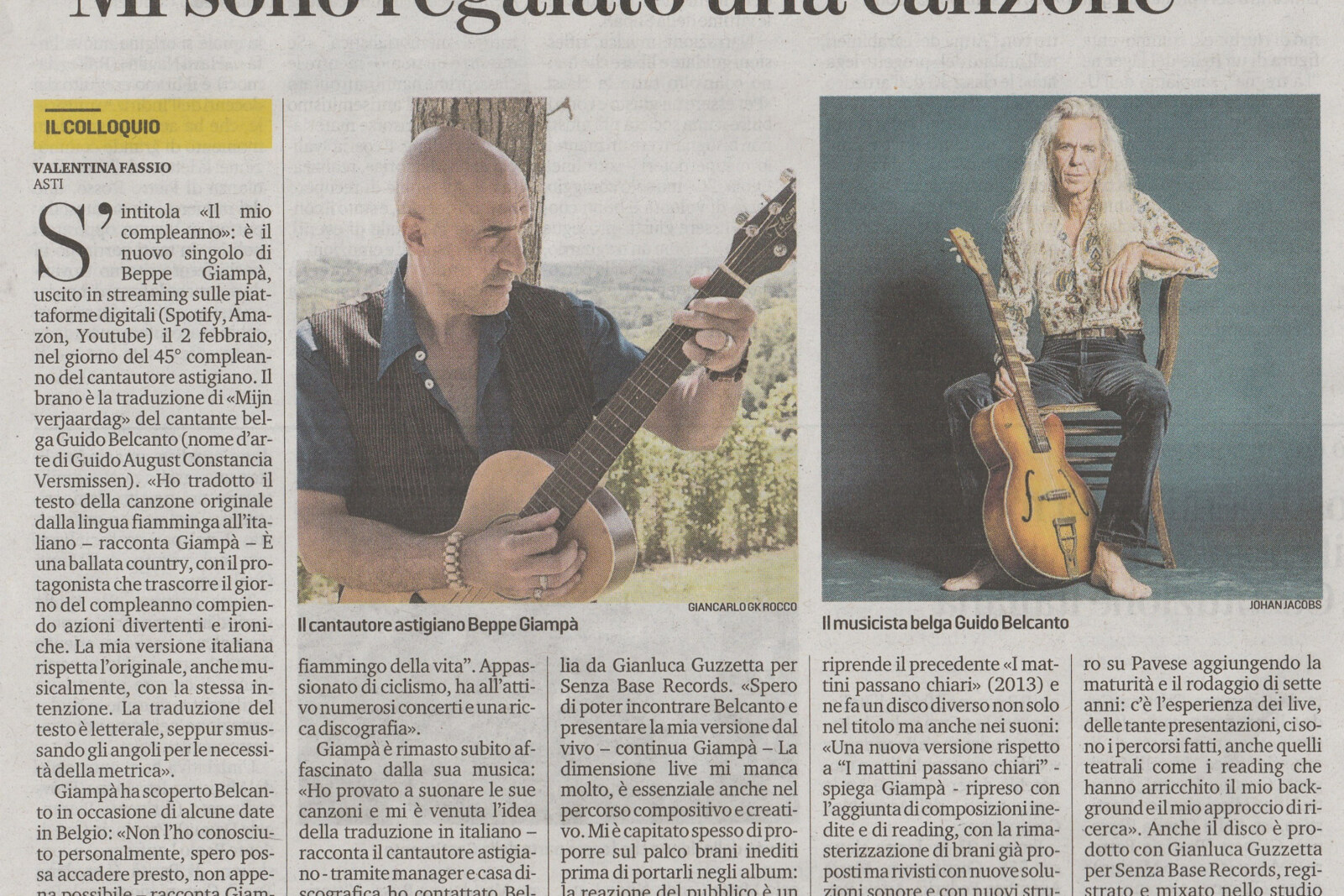 Italië ontdekt Guido Belcanto