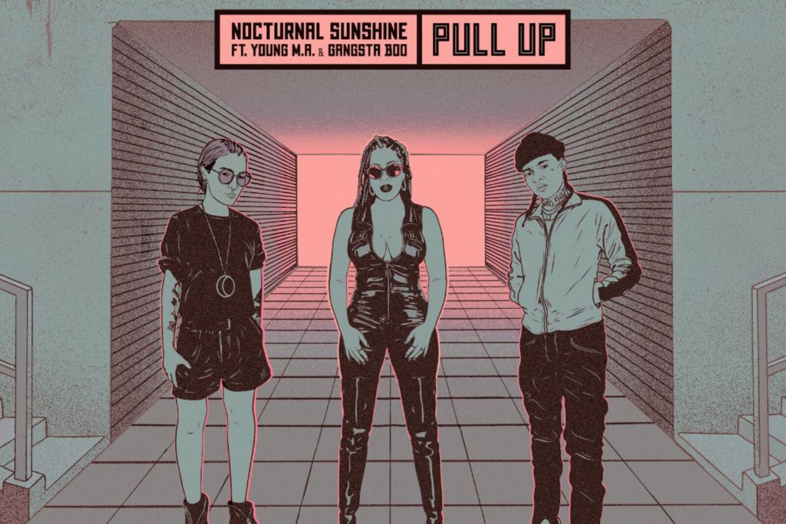 Gangsta Boo & Young M.A Join Nocturnal Sunshine On New Animated Video 'Pull Up'