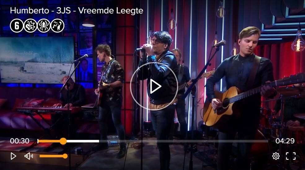 3JS speelt 'Vreemde Leegte' bij Humberto