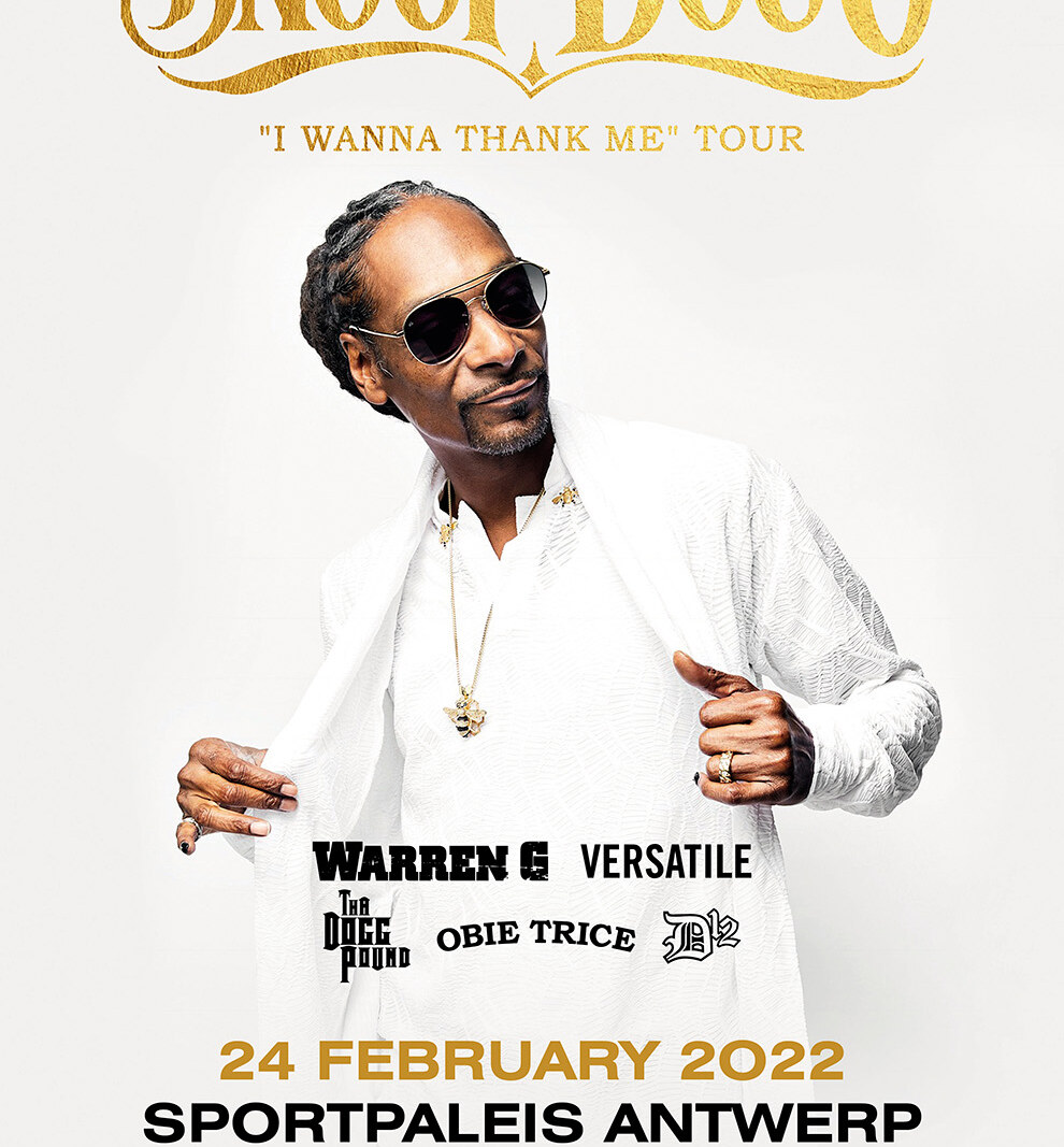 Snoop Dogg & Friends op 24 februari in Sportpaleis Antwerpen