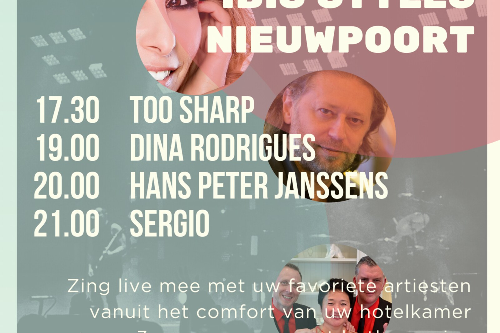 Hotel in Nieuwpoort verwent gasten met een uniek culinair, muzikaal, coronaproof belevingsevent op 29 april.