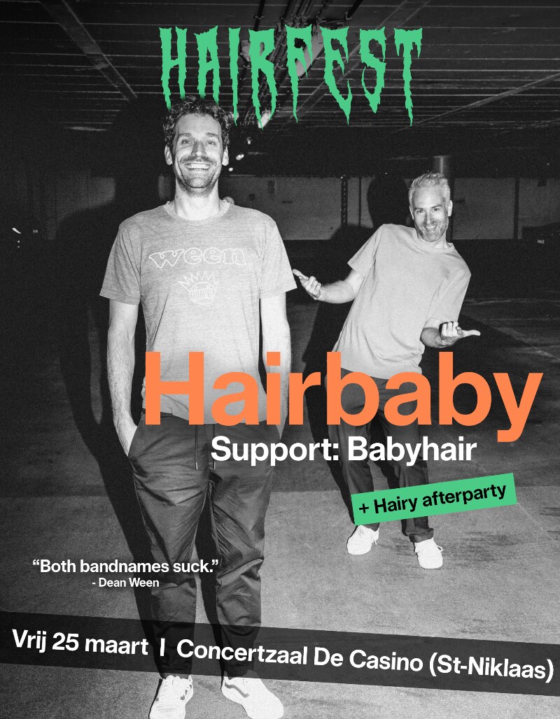 Otto-Jan Ham en Stijn Van de Voorde stellen voor: Hairfest