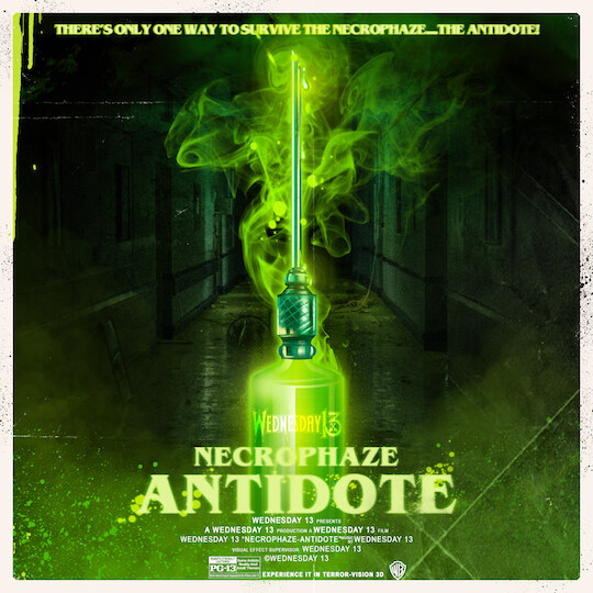 Wednesday 13 - releases new EP "Necrophaze - Antidote" Today!