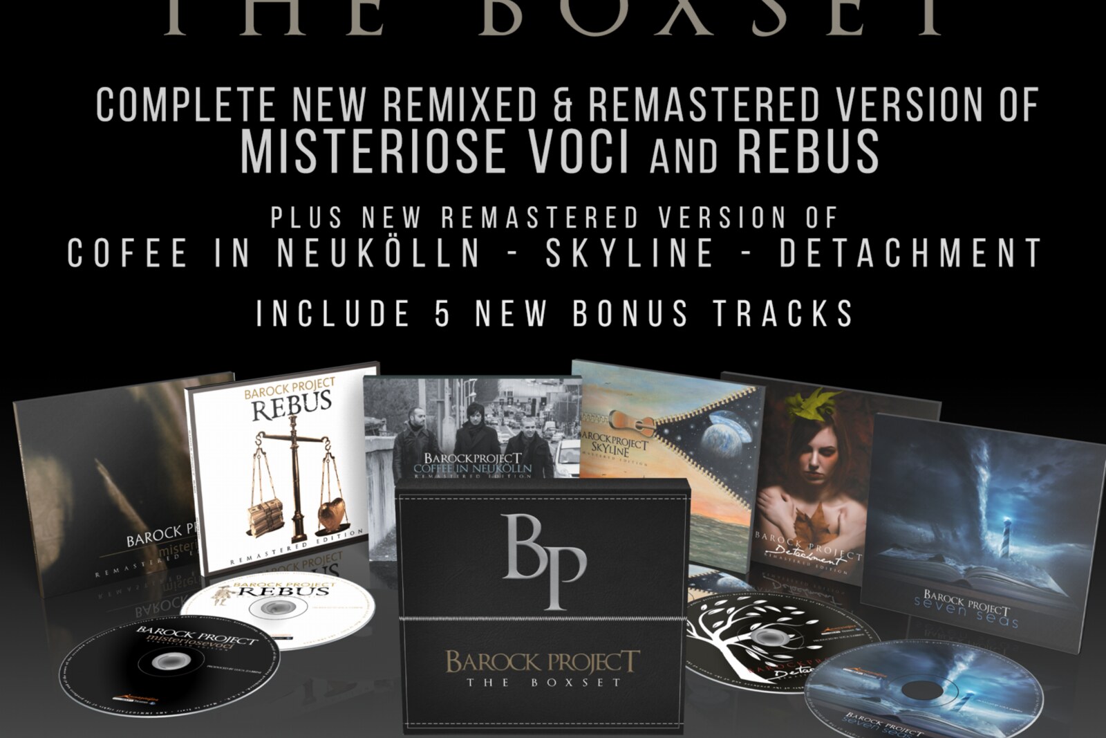Aereostella releases 'The BoxSet', a wonderful box set with the 6 albums of the Italian prog-rockers Barock Project