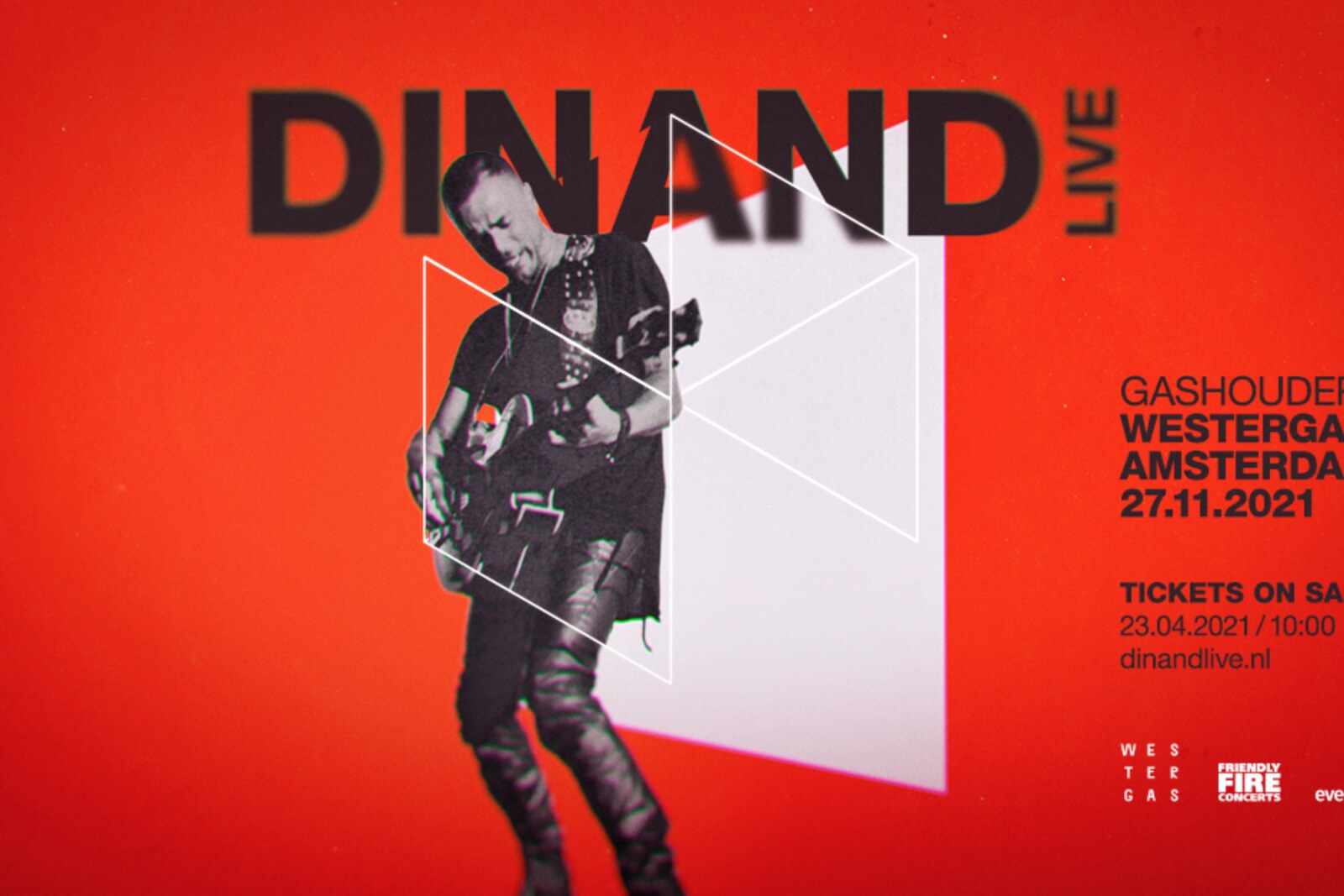DINAND met eerste soloalbum in aantocht naar de Gashouder Amsterdam