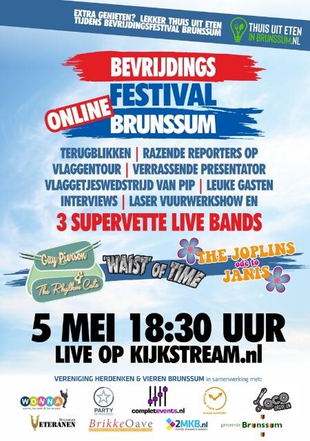 Bevrijdingsfestival Brunssum krijgt op 5 mei 2021 een online editie