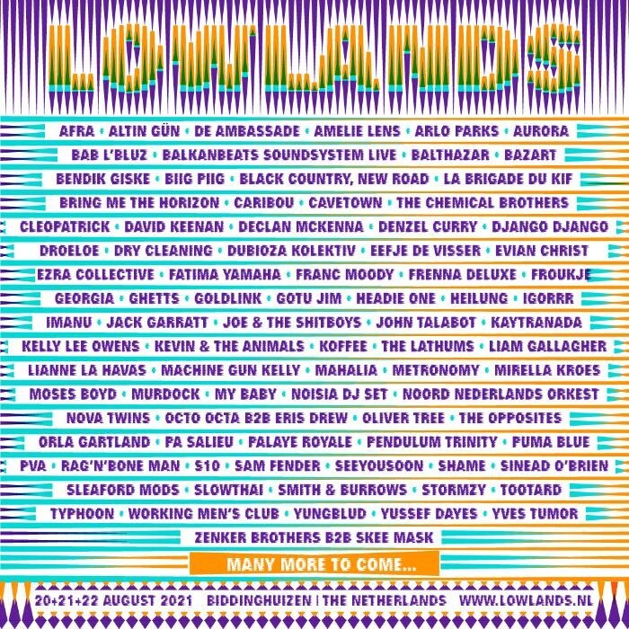 29 nieuwe bevestigingen voor Lowlands