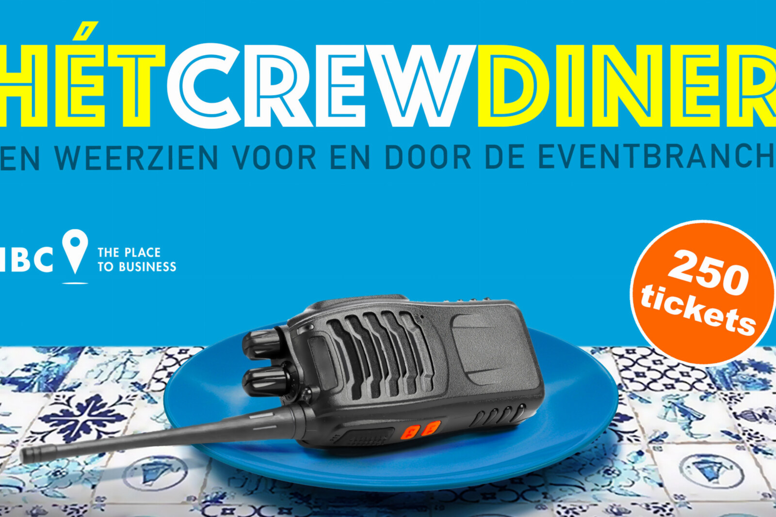 Evenementensector trapt zomer af met ‘Hét Crewdiner’