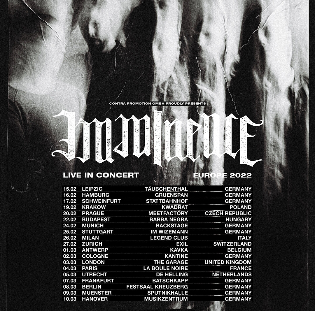 Imminence: tour announcement!