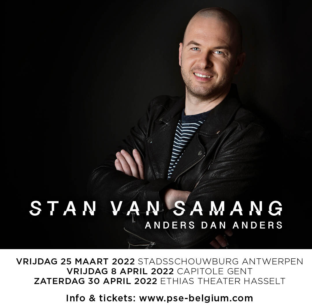 Stan Van Samang kondigt theatertournee 'Anders dan anders' aan