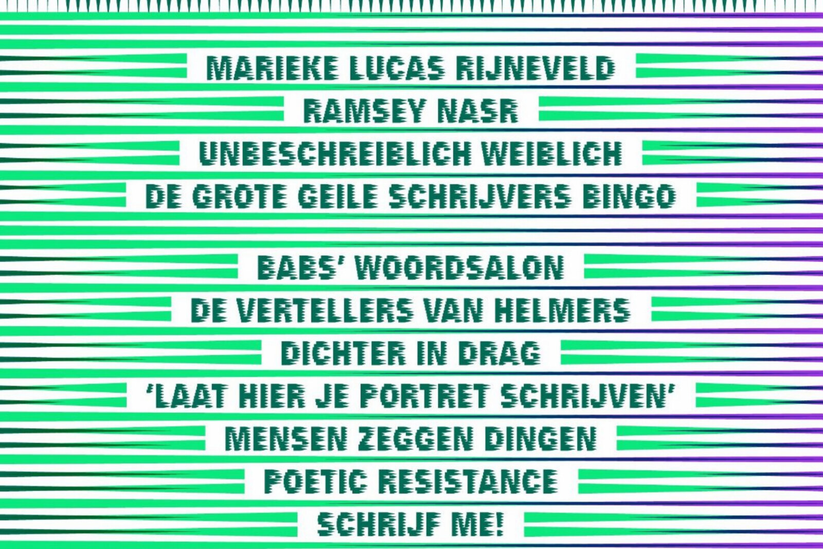 Literatuurprogramma Lowlands 2021 is bekend