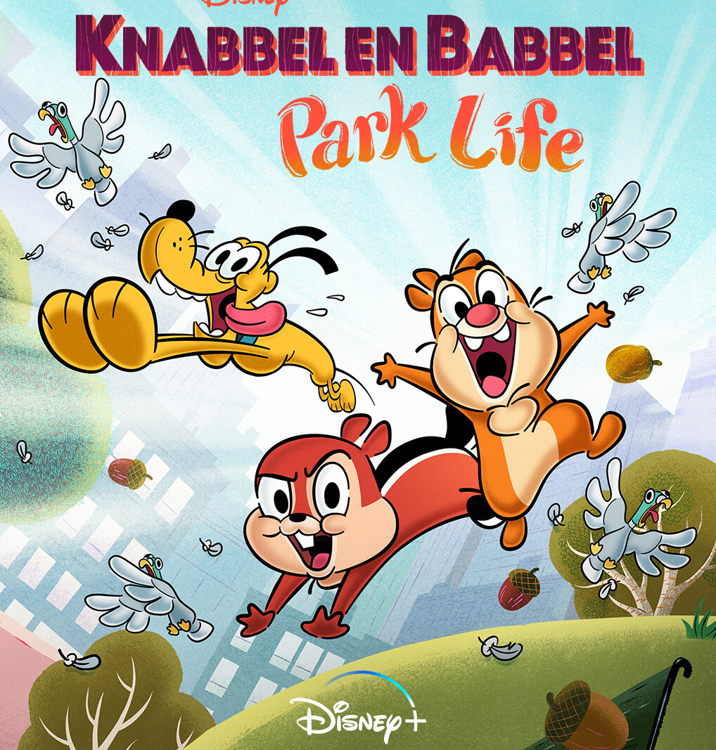 Ontdek de begingeneriek en key art voor de nieuwe originele serie "Knabbel en Babbel: Park Life"