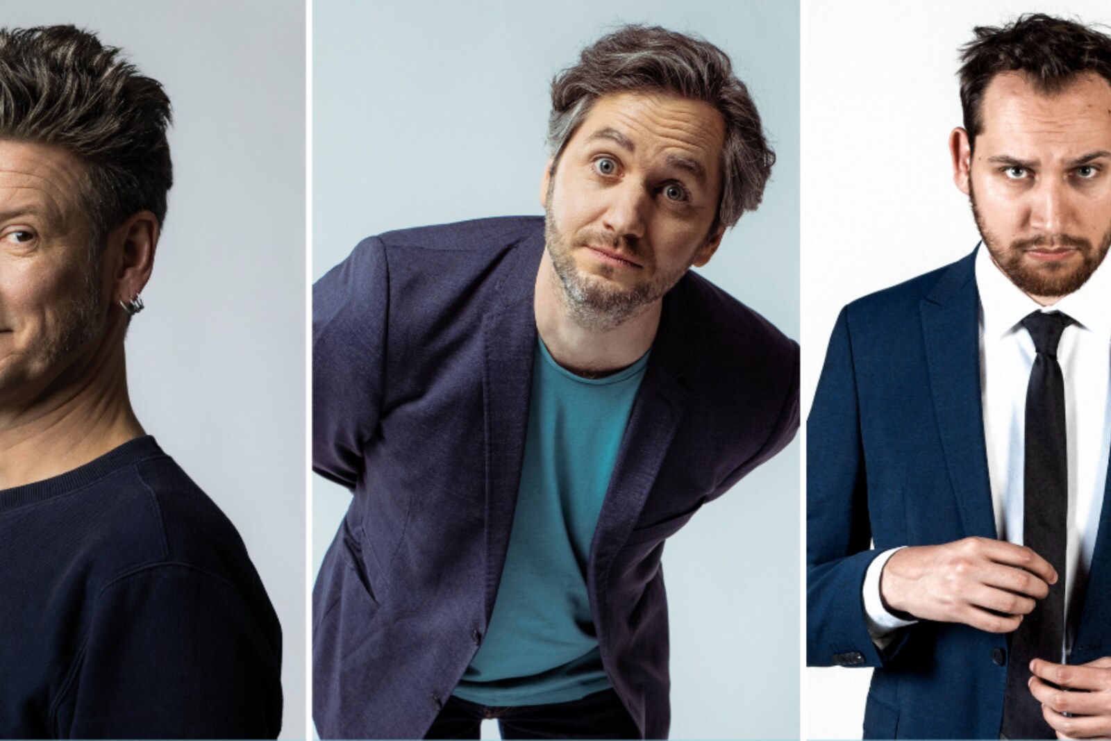 Wouter Deprez, Lieven Scheire en Xander De Rycke hosten Captain Comedy Club