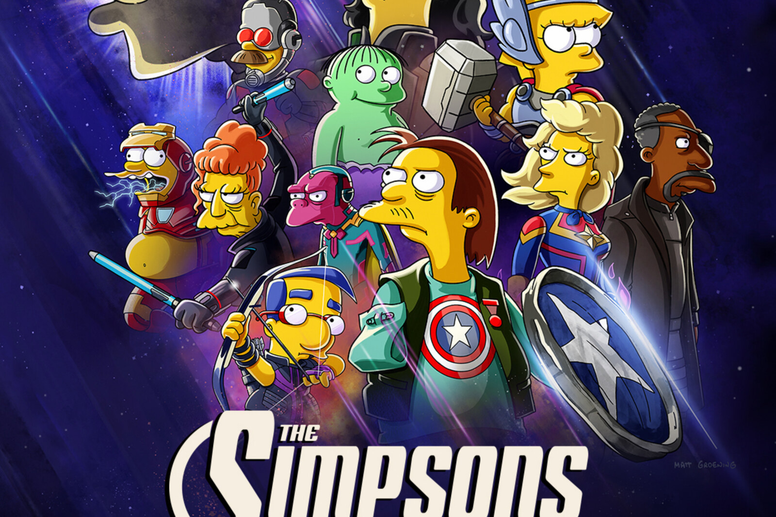 e Simpsons Assemble! Disney+ kondigt nieuwe short "The Good, The Bart, and The Loki" aan