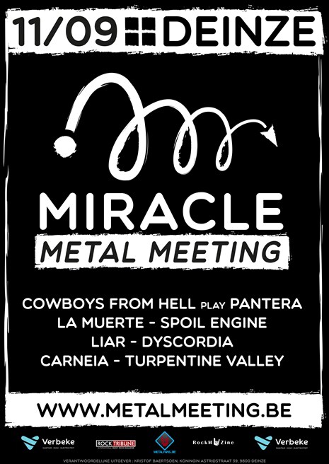 Announcement headliner for Miracle Metal Meeting 2021.....!!!