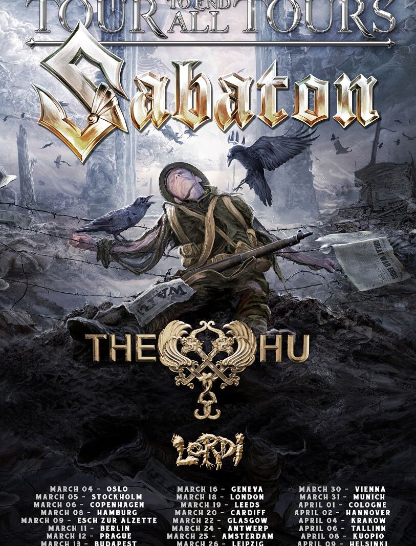 Sabaton announce their monumental "The Tour To End All Tours"