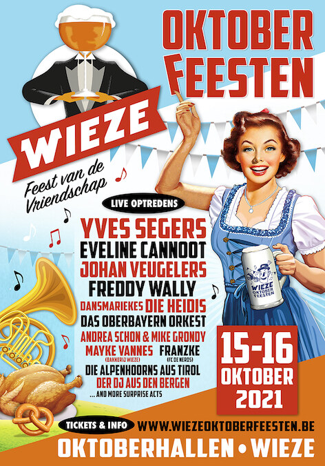 Geen Oktoberfeesten in München, maar wel in het Oost-Vlaamse Wieze