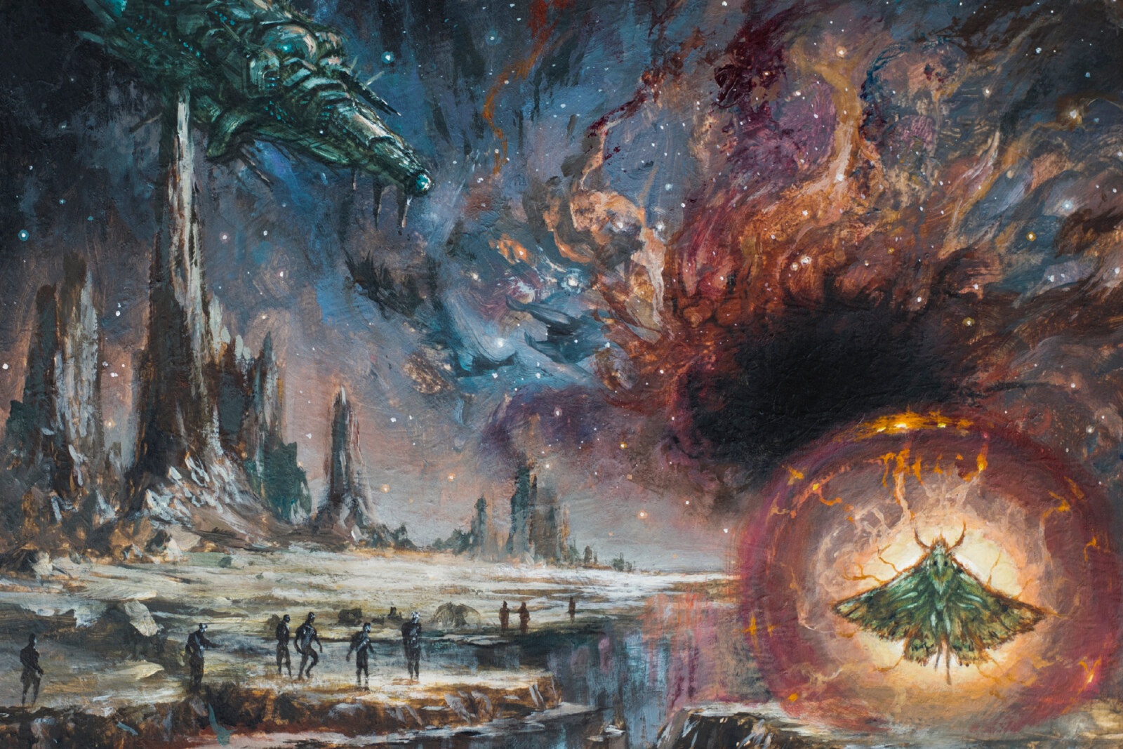 Sallow Moth: Dallas Death Metal Insectoids Release Surprise New Album "Stasis Cocoon"