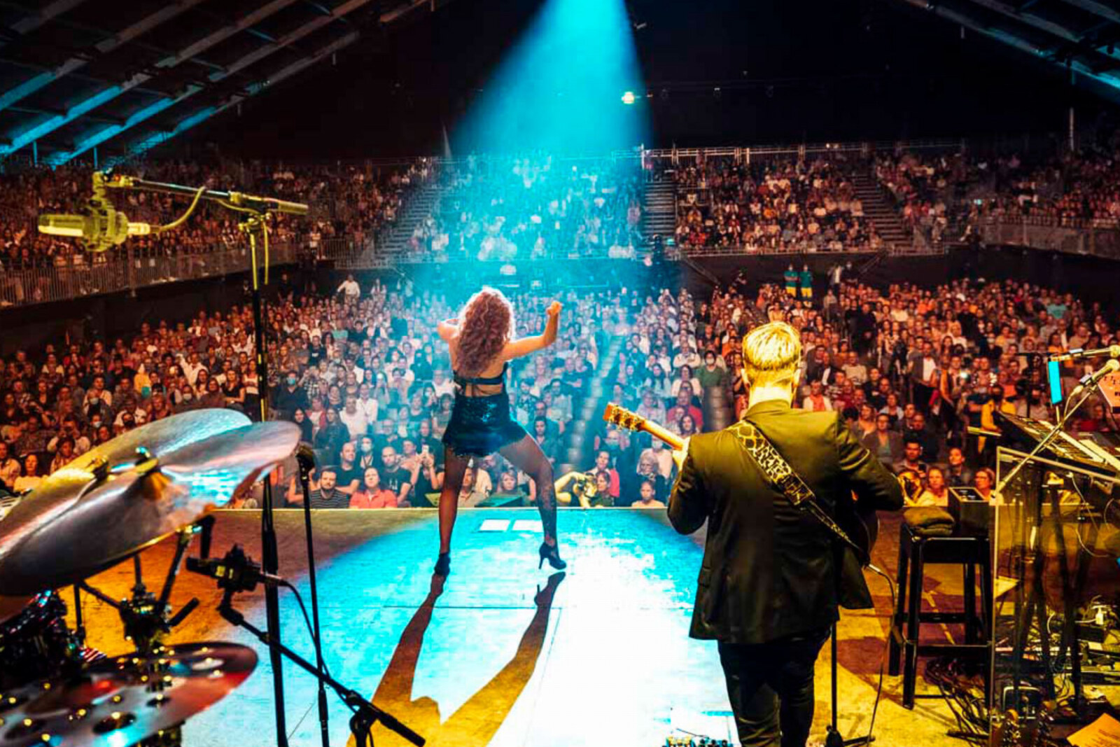 ‘High Energy’ was op Natalia’s lijf geschreven in de Proximus Pop-Up Arena Middelkerke