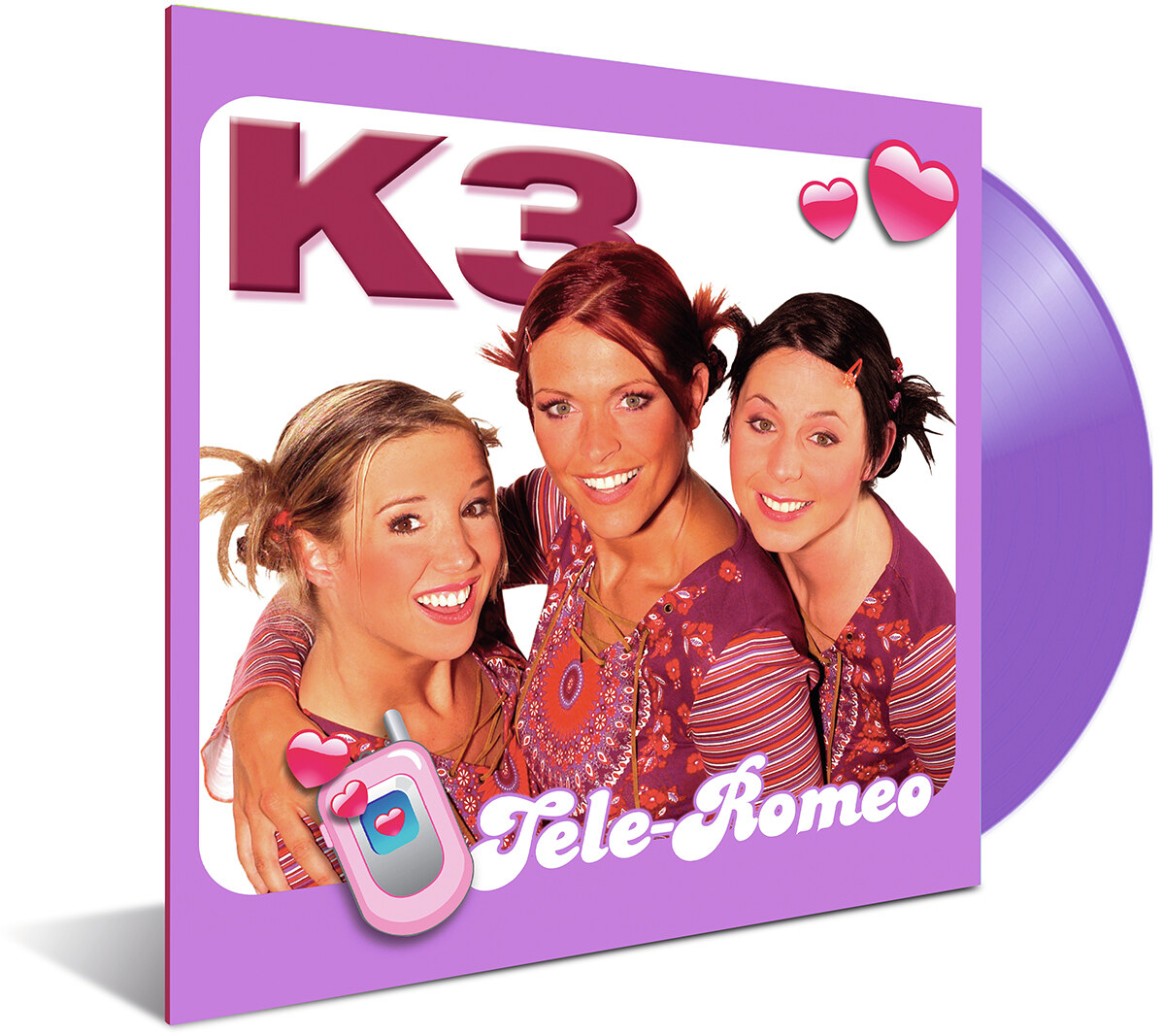 K3 Tele-Romeo nu ook op kleurrijke LP