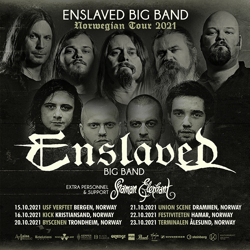 Enslaved announce Norwegian 'BIG BAND TOUR 2021' for October