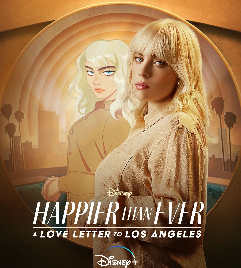 Disney+ lanceert officiële trailer voor de Billie Eilish Concertbeleving ''Happier Than Ever: a Love Letter to Los Angeles"