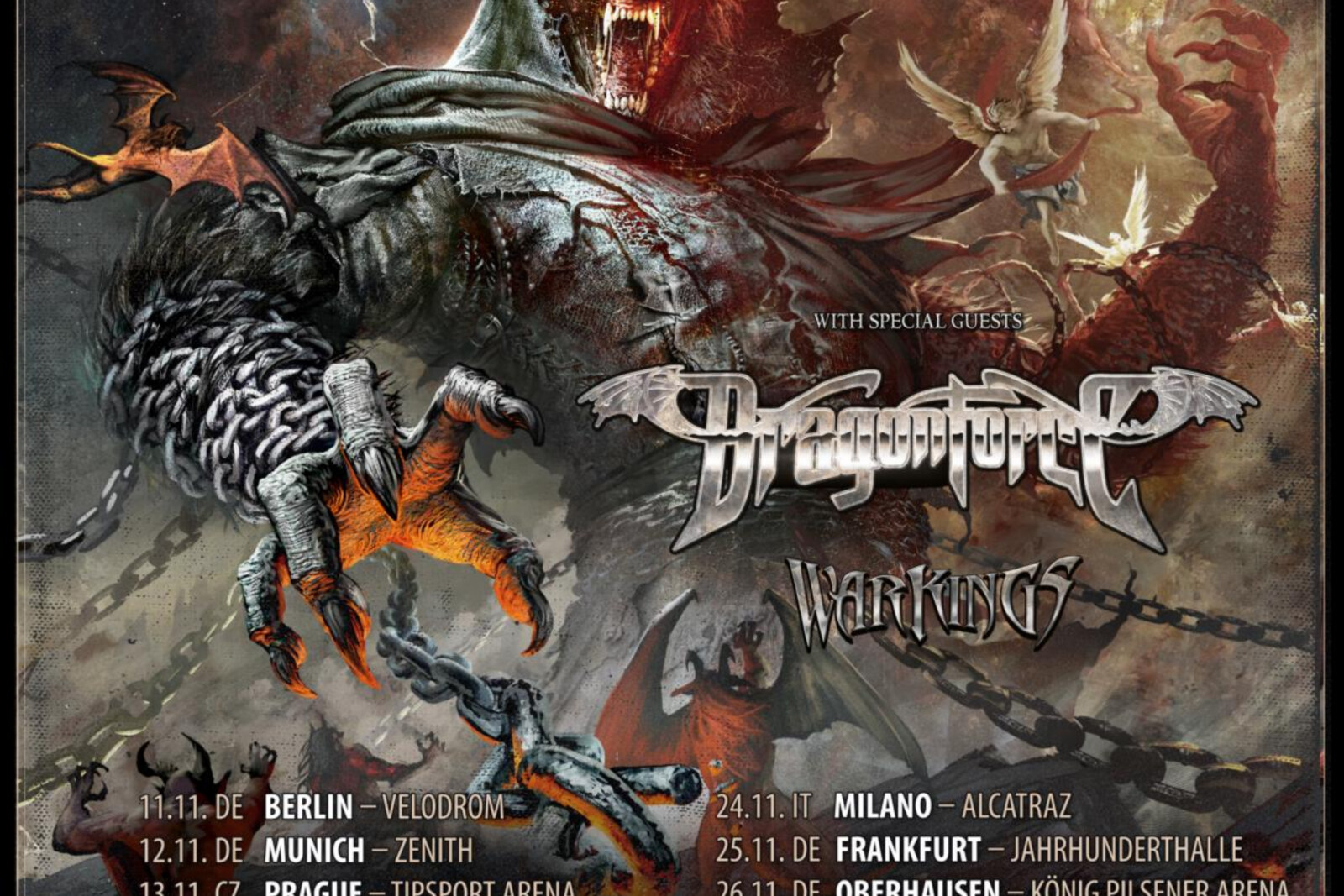 Powerwolf Postpone European Wolfsnächte Headline Tour 2021 to November and December 2022