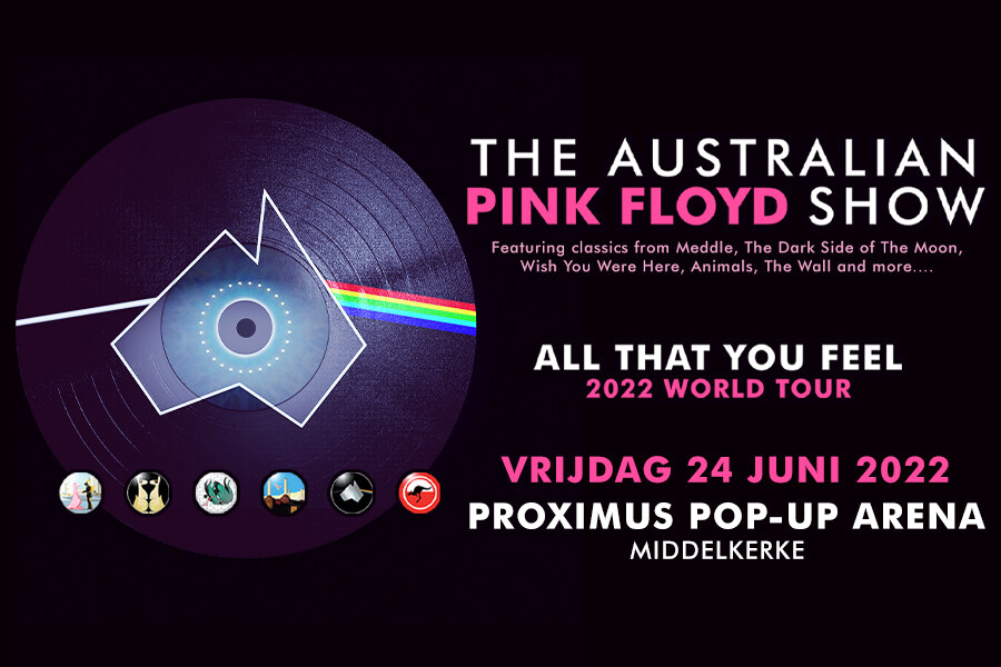 Na TOTO komt The Australian Pink Floyd Show  in 2022 ook naar Middelkerke! 