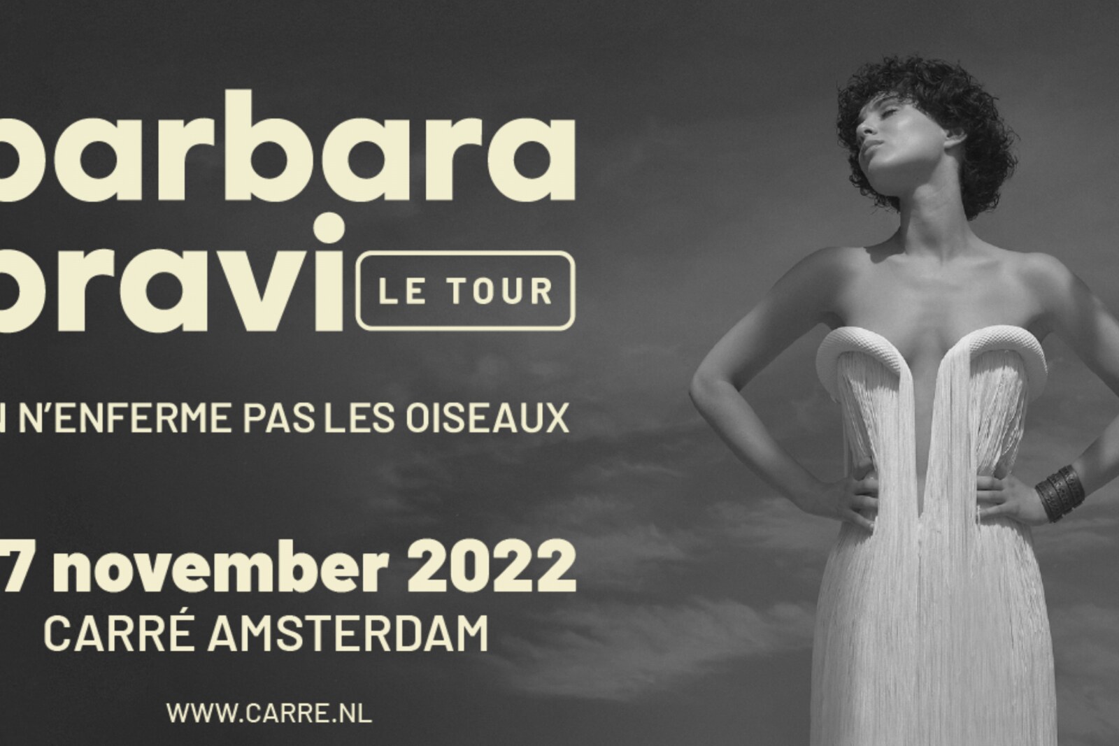 Chanteuse Barbara Pravi naar Carré Amsterdam