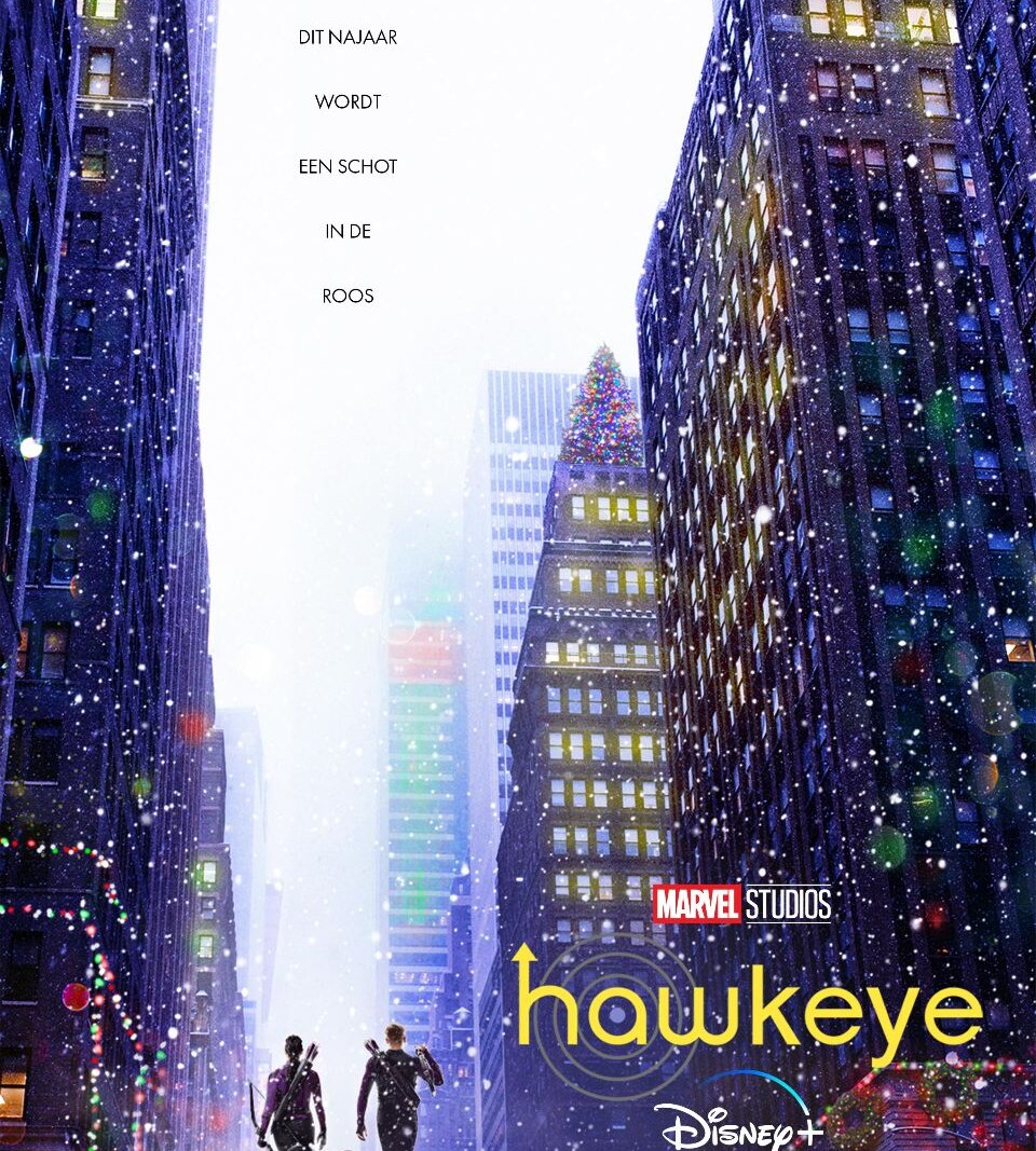 Disney+ onthult de officiële trailer en teaser poster voor "Hawkeye" van Marvel Studios