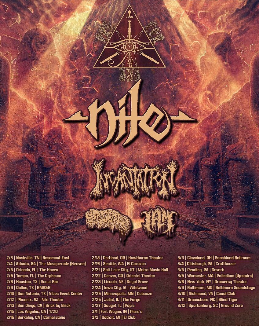 Death Metal Icons NILE Sign Worldwide Contract with Napalm Records, Announce 2022 U.S. Tour