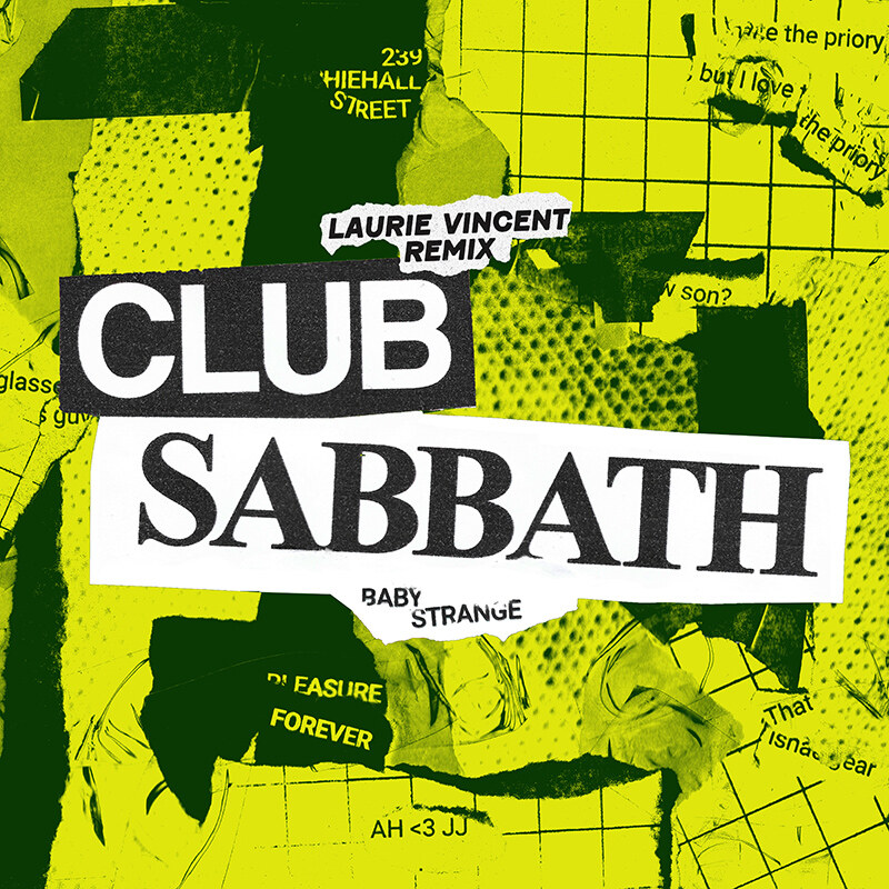 Glaswegian indie-punk powerhouse Baby Strange are set to release their Club Sabbath collab. with Laurie Vincent (Slaves / Larry Pink The Human)
