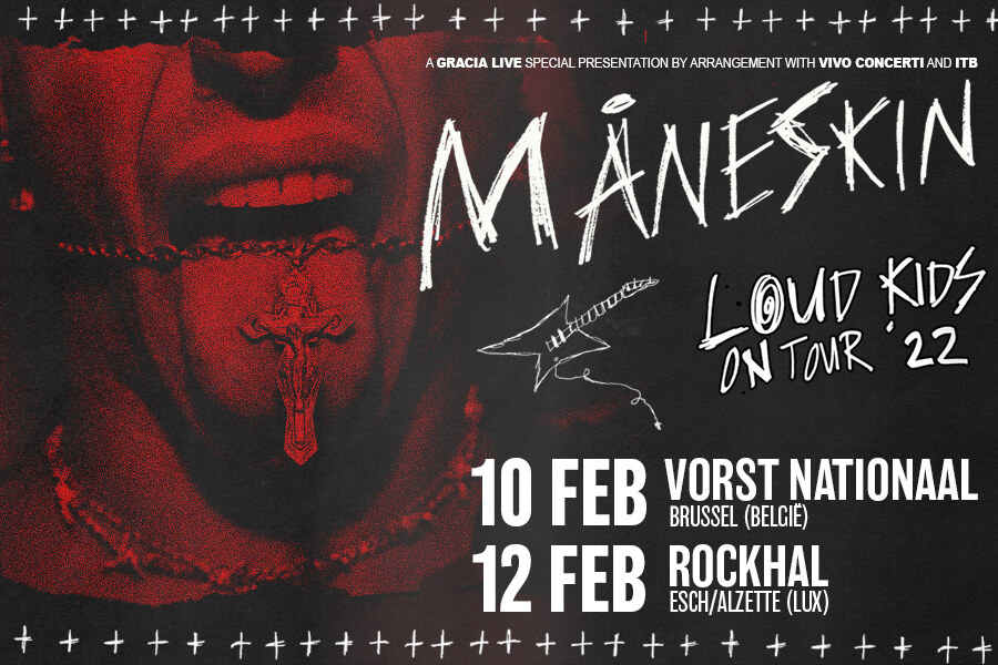 Måneskin op 10 februari 2022 in Vorst Nationaal